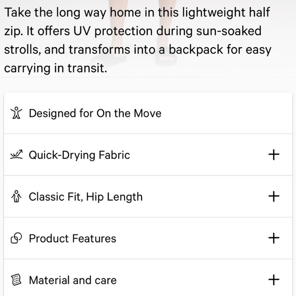 Lululemon Pack Light Pullover Packable - Size 6 - image 5